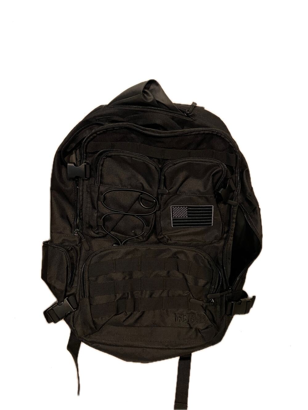 Runs Deep Green Camo Tactical Backpack